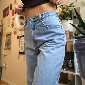 JORDACHE high waisted light wash jeans